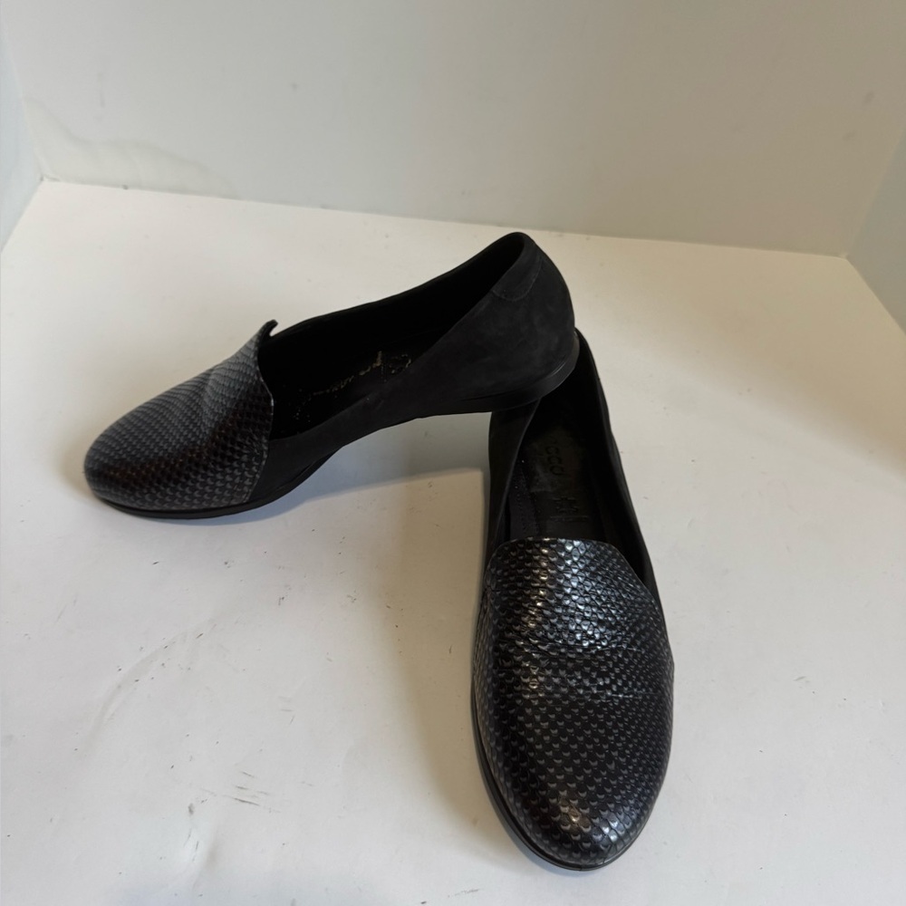 Ecco Touch Ballerina 2.0 Black Leather Shoes EU 37 - Picture 5 of 16